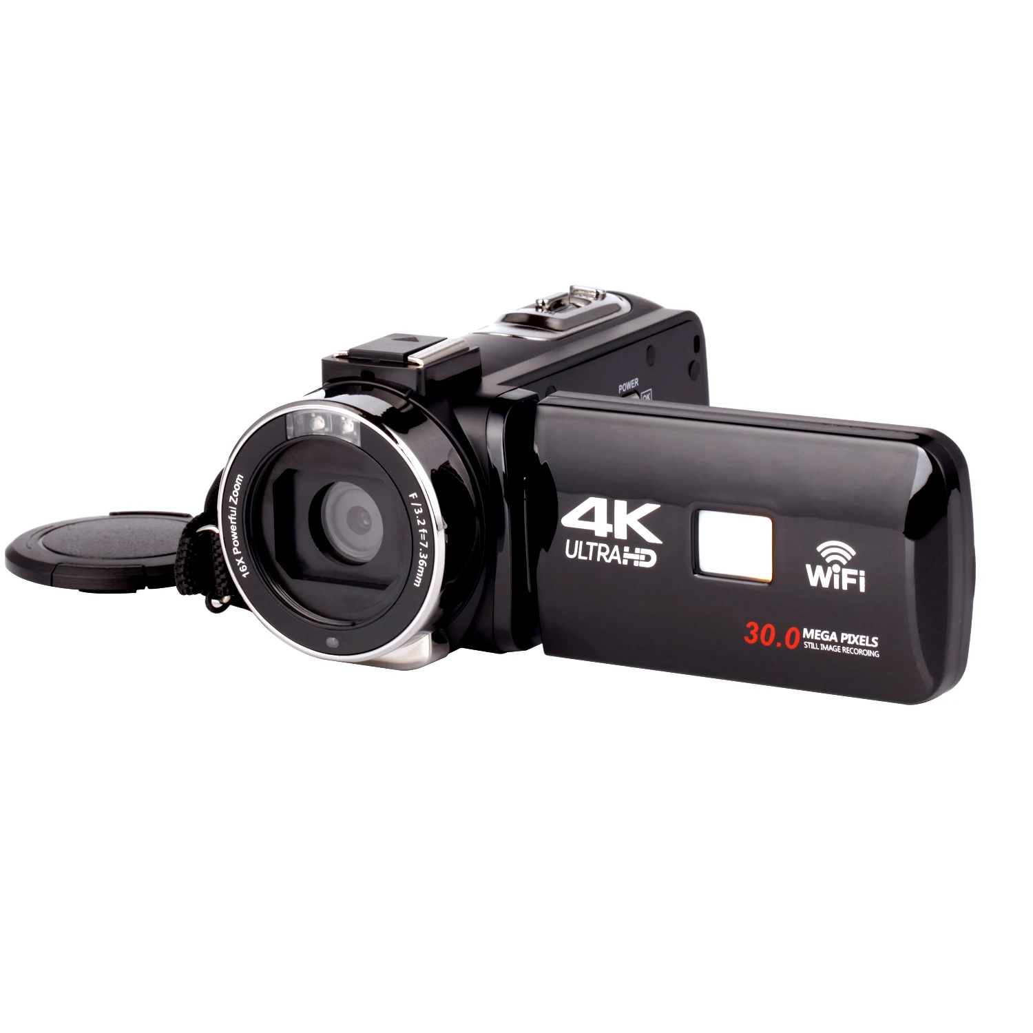 

STLF WJW High Definition Digital Camcorder 4K WIFI 3Inch Touch Rotation LCD 30MP Video Cam