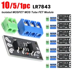 10/5/1PC LR7843 Isolated MOSFET MOS Tube FET Module Replacement Relay Board DC5-30V 161A HW-532B FET Module for Arduino