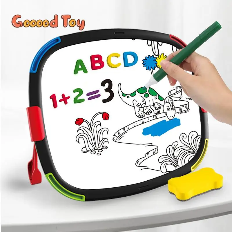 Drawing Board Children's Draw Toy Magnetic Dinosaur Colorful Painting Montessori Educational Toy Baby Blackboard Learning Paint