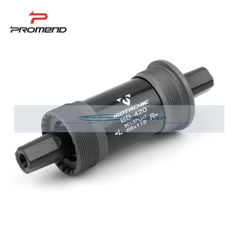 

Promend Peilin Bearing Central Axle Mountain Bike Square Hole Central Axle Seal Integrated Axle Five-way 68mm