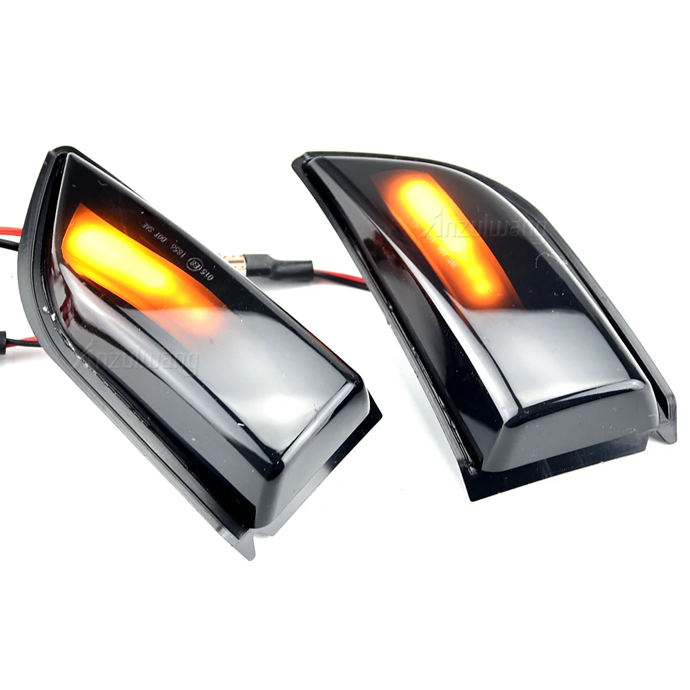 2PCS LED Dynamic Turn Signal Light For Volvo XC60 2008-2014 Car Side Wing Rearview Mirror Blinker Indicator 31217288 31217289