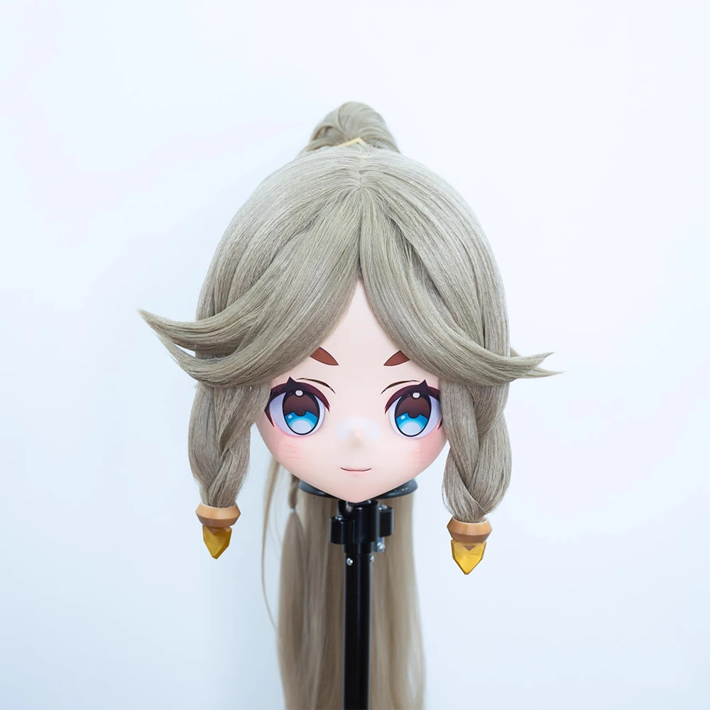 

(MEO378) Customize Handmade Full Head Lockable Crossdress Male to Female Japanese Cartoon Anime Game Character Kigurumi Mask