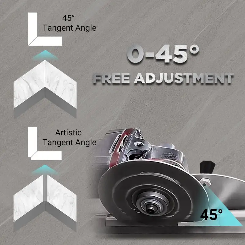 Angle Grinder Stand for Tile 45 Degree Chamfer Cutting 45° Angle Tile Chamfering Tool for Cutting for Cutting Tile Ceramic Stone