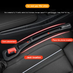 Car Seat Gap Filler Side Seam Plug Strip Leak-proof Filling Strip For Trumpchi GAC GS3 GS4 GS5 Coupe GA4 GS8 GM6 GM8 Accessories