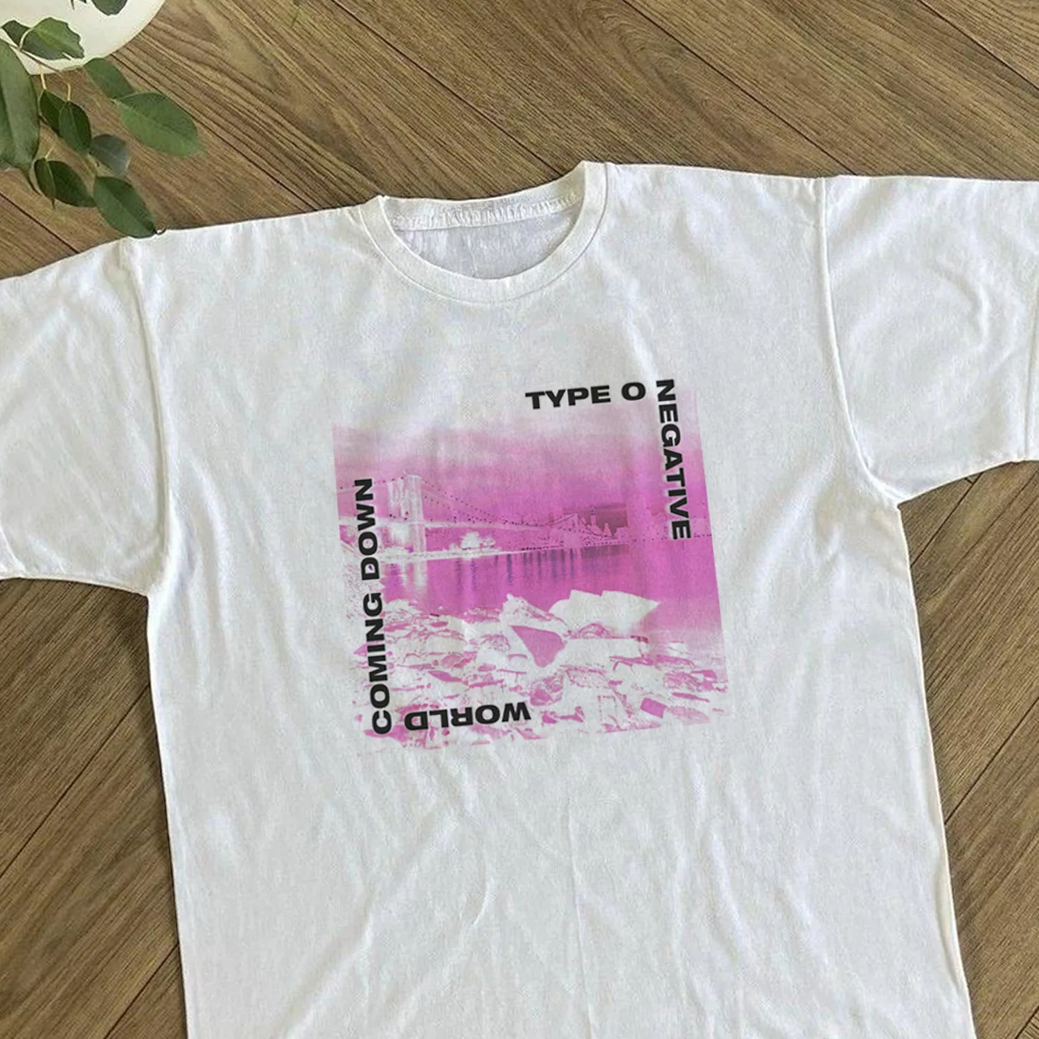 Type O Negative World Coming Down Band Graphic T-Shirt Cotton Men Women Streetwear Tee