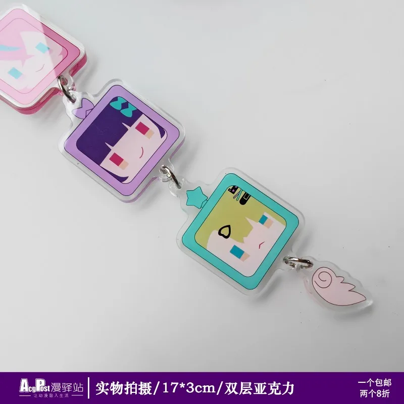 Game Zenless Zone Zero Acrylic Keychain Angels of Delusion Sunna Aria Nangong Uha Cute Figure Pendant Cosplay Doujin Gifts