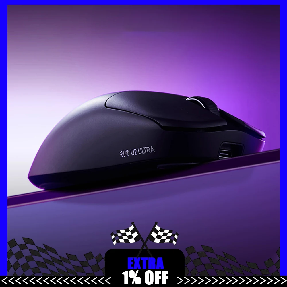 

ATK U2 Mouse Tri Mode Wireless Mouse Paw3950 8000Hz Low Delay Lightweight Paw3395 Gaming Mice PC Accessories For FPS Gamer