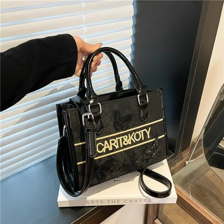 

Stylish Patchwork Lace Tote 2025 - Women's 3D Butterfly, Luxury, Handheld/Crossbody