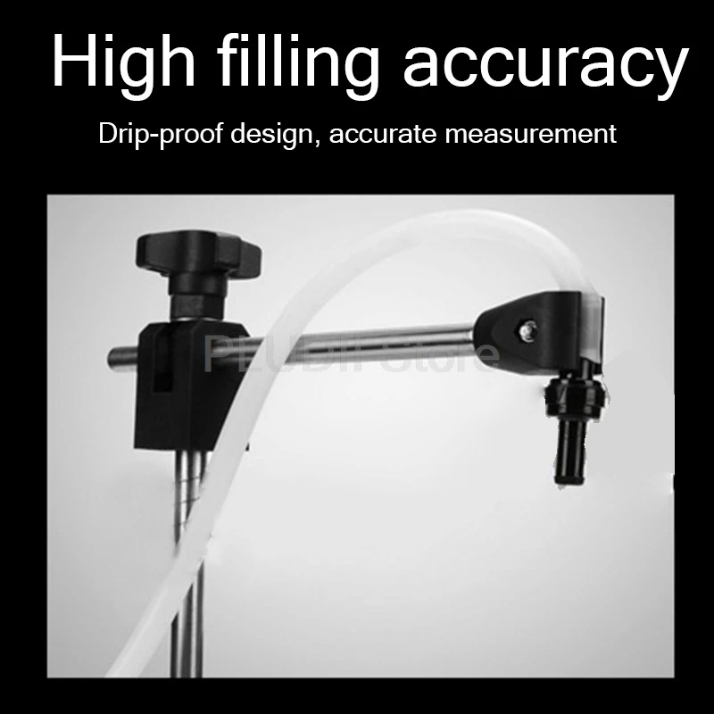 آلة تعبئة السوائل ذات التحكم الرقمي، حشو عطور الخمور الأوتوماتيكي، معدات تعبئة كمية صغيرة، وظيفة خالية من التنقيط