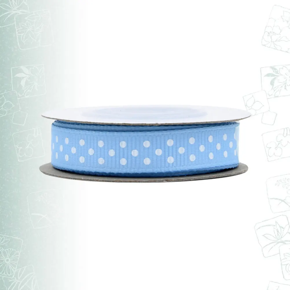 

5 Rolls Christmas Dot Belt Ribbon Assorted Wide Fancy Packaging Band