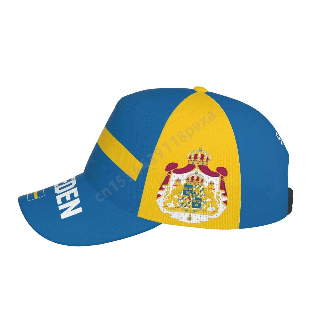 Unisex Sweden Flag Swedish Adult Baseball Cap Patriotic Hat for Baseball Soccer Fans Men Women