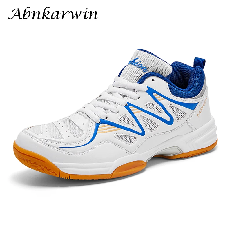 

Breathable Men's Badminton Shoes Men Volleyball Table Tennis Sneakers Tenis Handball Athletics Training Sports Light Big Size