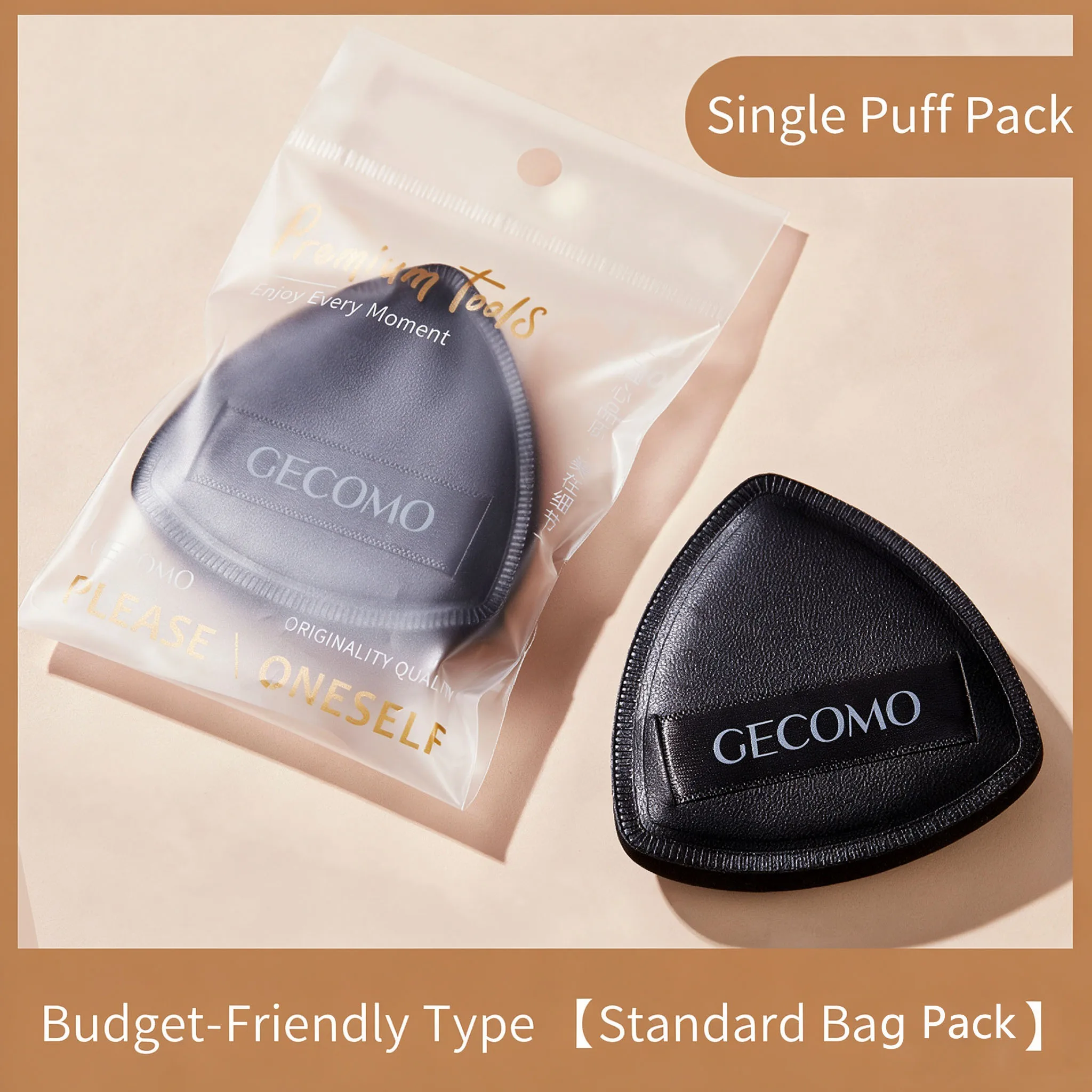 Makeup Puff, 1PC Triangle High Density Soft Powder Puff Thick Wet Dry Use Foundation Puff for Face