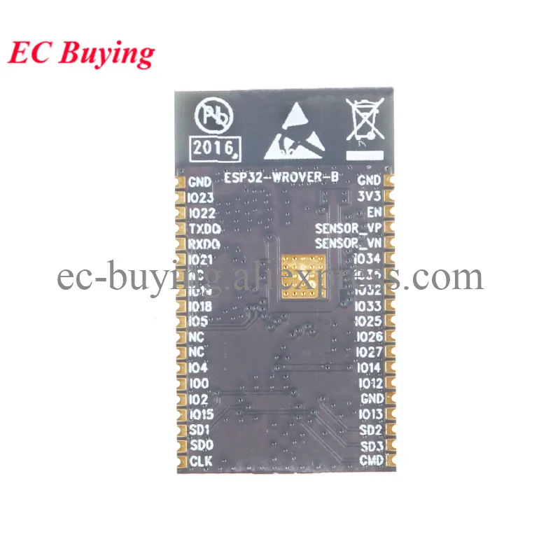 ESP32-WROVER-IB N4R8 N16R8 4MB 8MB 16MB Flash Dual-core Wifi Wireless BT Bluetooth-compatible LE MCU Module ESP32 WROVER IB IOT image 5