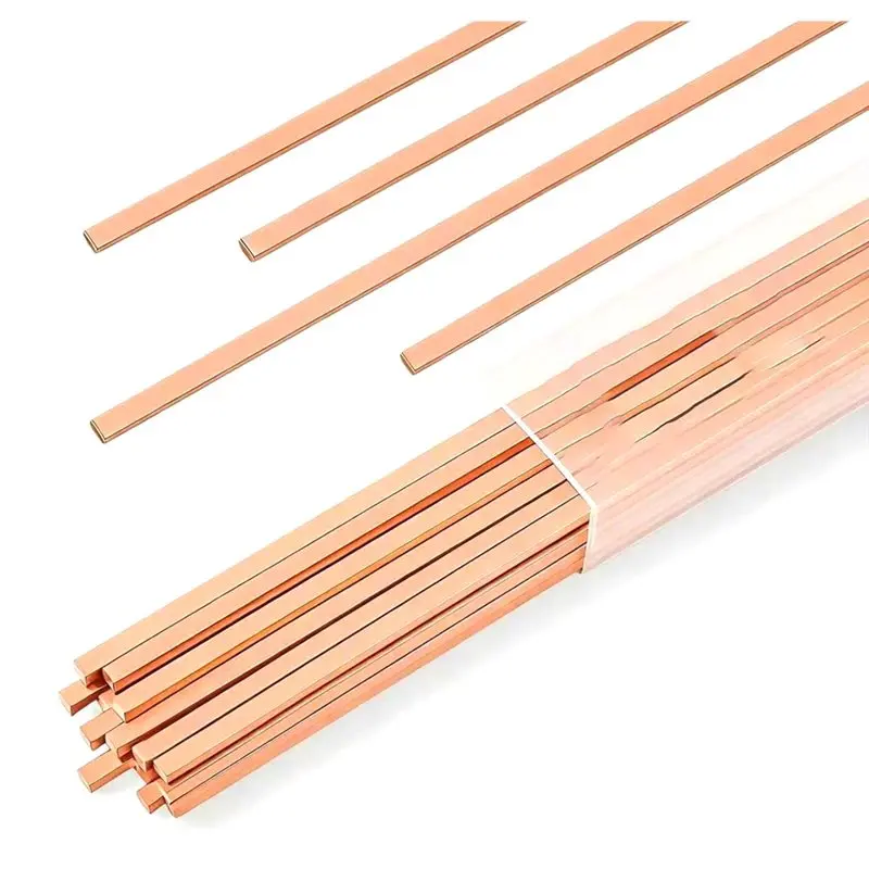 

ABGH-Brazing Rods 22 PCS Solder Copper Flat Welding Alloy For HVAC, Refrigeration And Industrial Applications