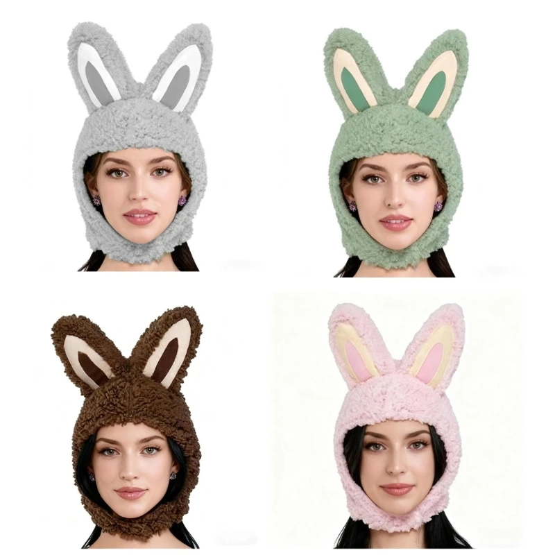 Comfortable Earflap Hat Stylish Fuzzy Hat Warm Fashion Hat Lovely Animal Hat for Female Fashion Enthusiasts