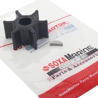 17461-92D02 Water Pump Rubber Impeller & Key For Suzuki 8HP 9.9HP 2 Stroke Marine Outboard Boat Motor 18-3000