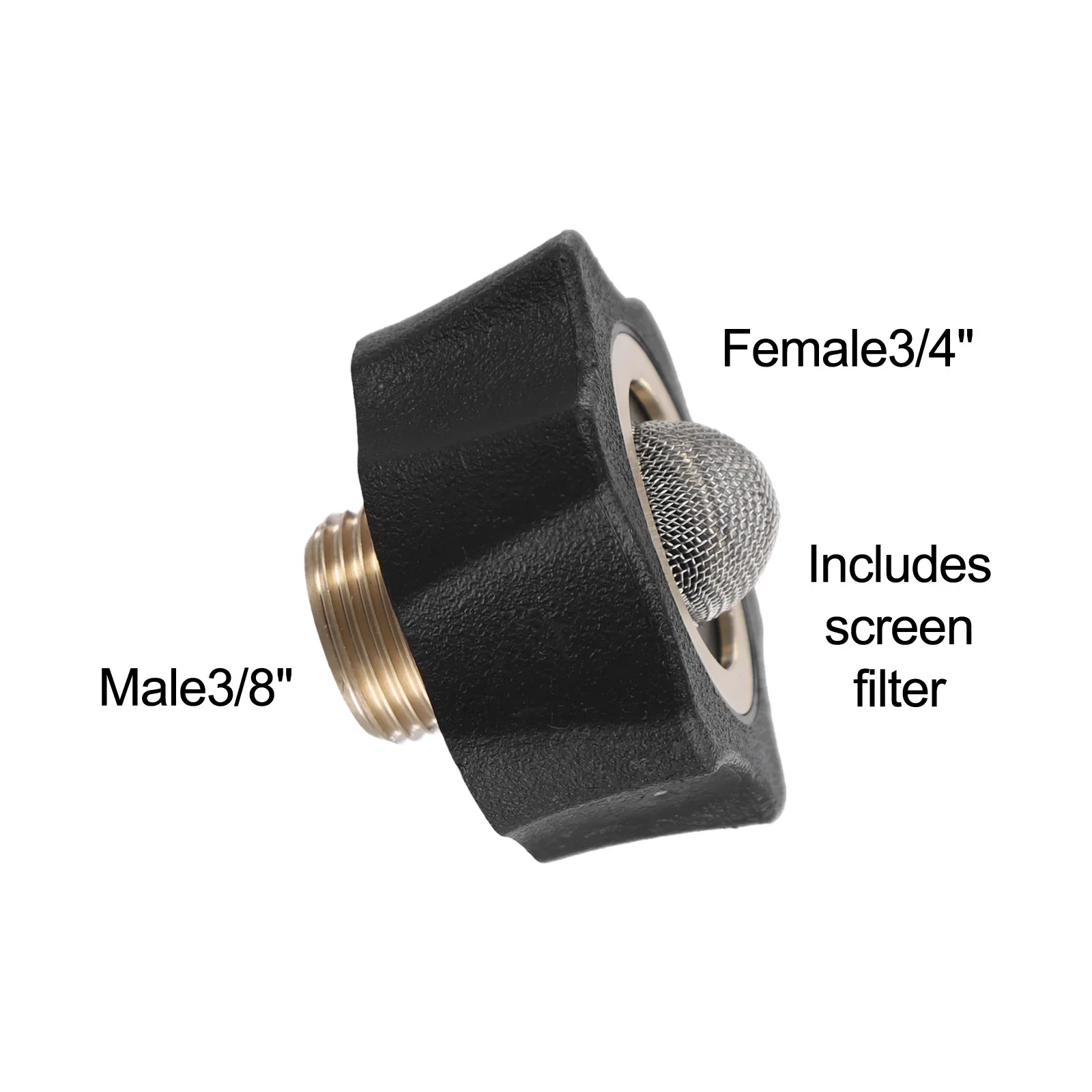 Female 3 4 Inch Inlet Connector Easy Installation Pressure Fitting Accessory Secure Installation Versatile Connection