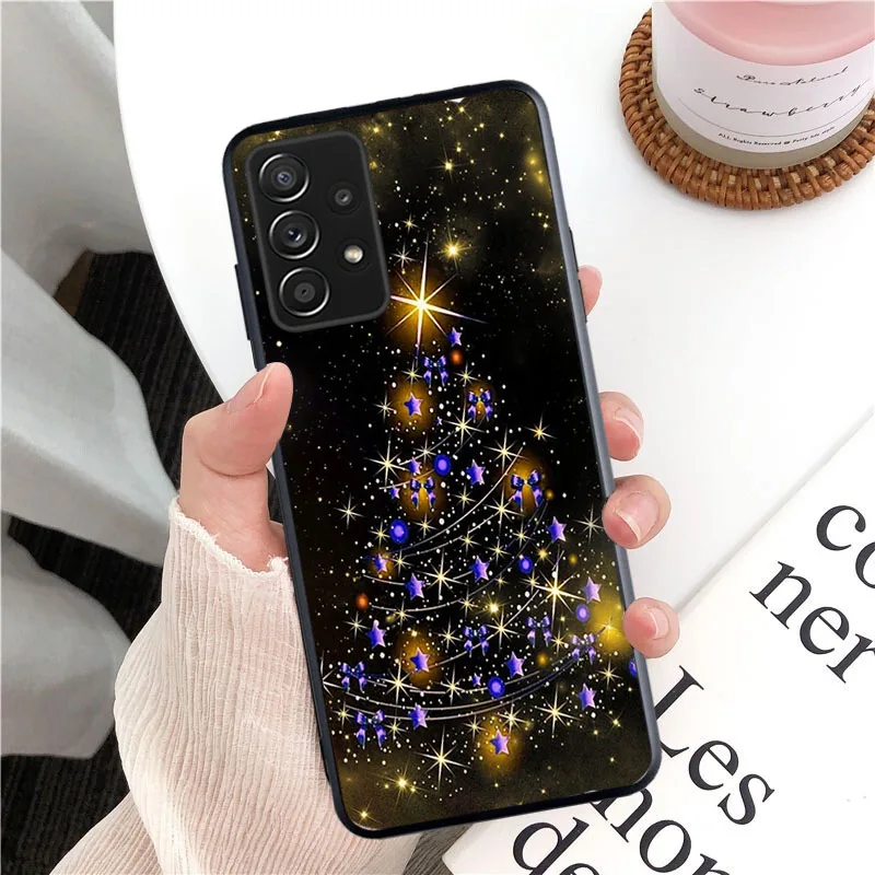 Christmas Tree New Year Phone Case for Samsung Galaxy A35 A55 A54 A15 A25 A05s A05 A22 A24 A52 A33 A34 M34 M14 M54 M23