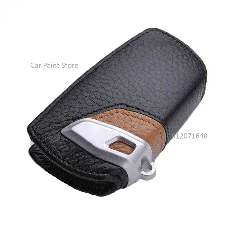 Leather Key Case Cover Keychain For BMW G30 F30 F48 F20 F15 F16 1 2 3 4 5 6 7 Series X1 X3 X4 X5 X6 G30 Z4 For M Performance