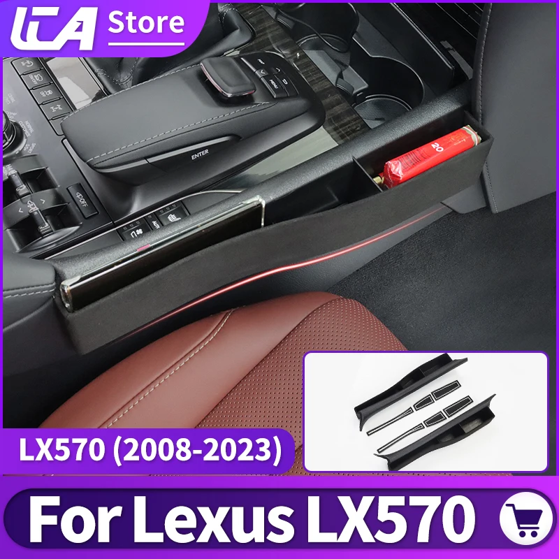 Seat Gap Multifunctional Tray For Lexus LX 570 LX570 2021-2008 Interior Accessories Central Control Storage Box Modification