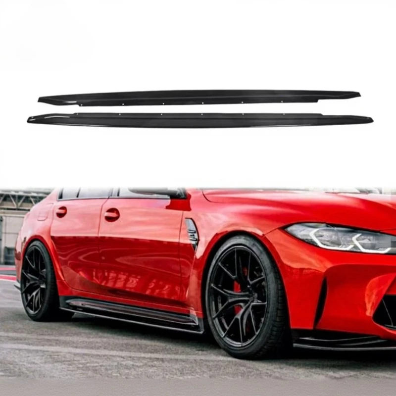 

Dry Carbon Fiber R44 Style SK1 Side Skirt for M3 G80 G81 M4 G82 G83 Lower Door Edge Splitter Door Sill Bumper Lip Spoiler