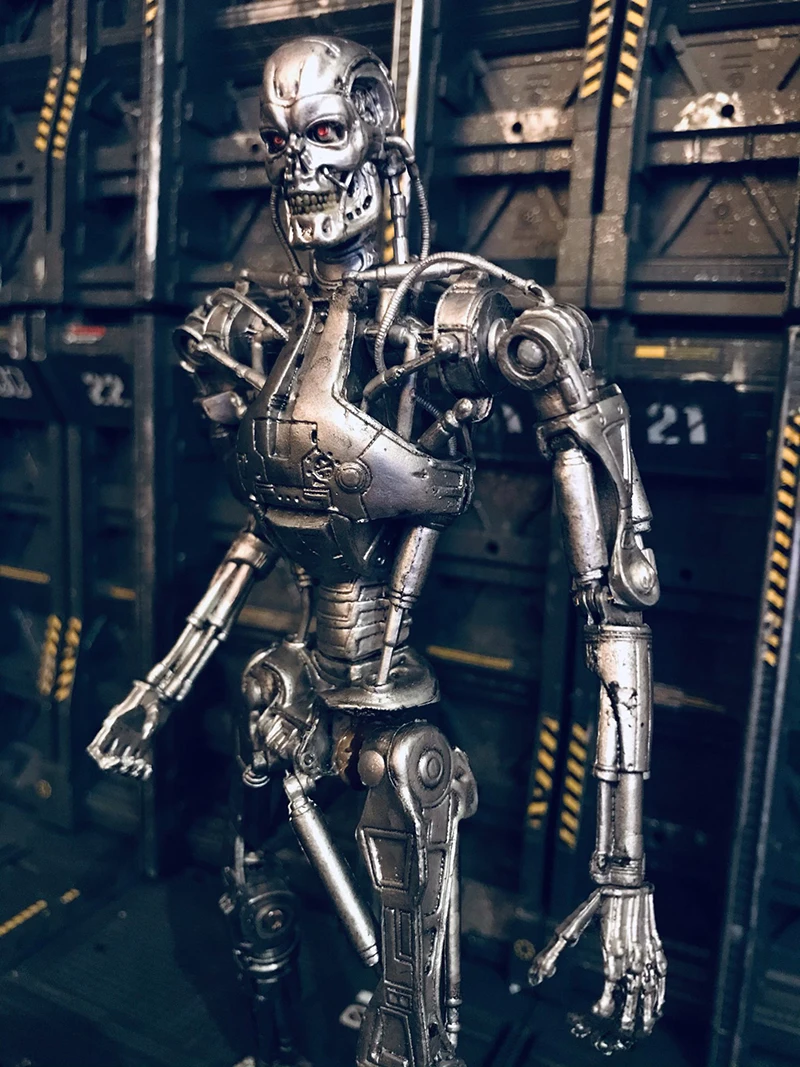 NECA The Terminator Endoskeleton T-800 PVC-Actionfigur The Terminator 2 Sammlermodell Spielzeug Bewegliche Montagepuppe – Detail 17