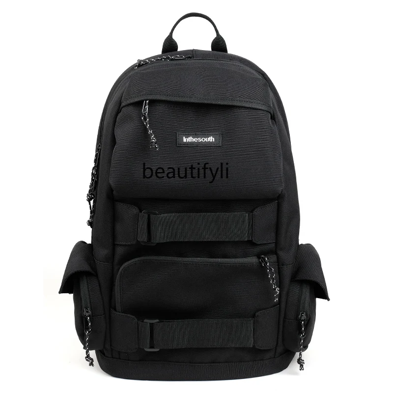 Double Shoulder Large Capacity Travel Computer Backpack Japanese Street College Students Bag