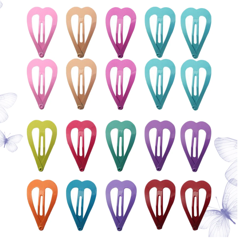 

20pcs Pet Hairpin Metal Clips for Girls Candy Color Durable Accessories Dog Supplies Toddler Festivals Hair Clips
