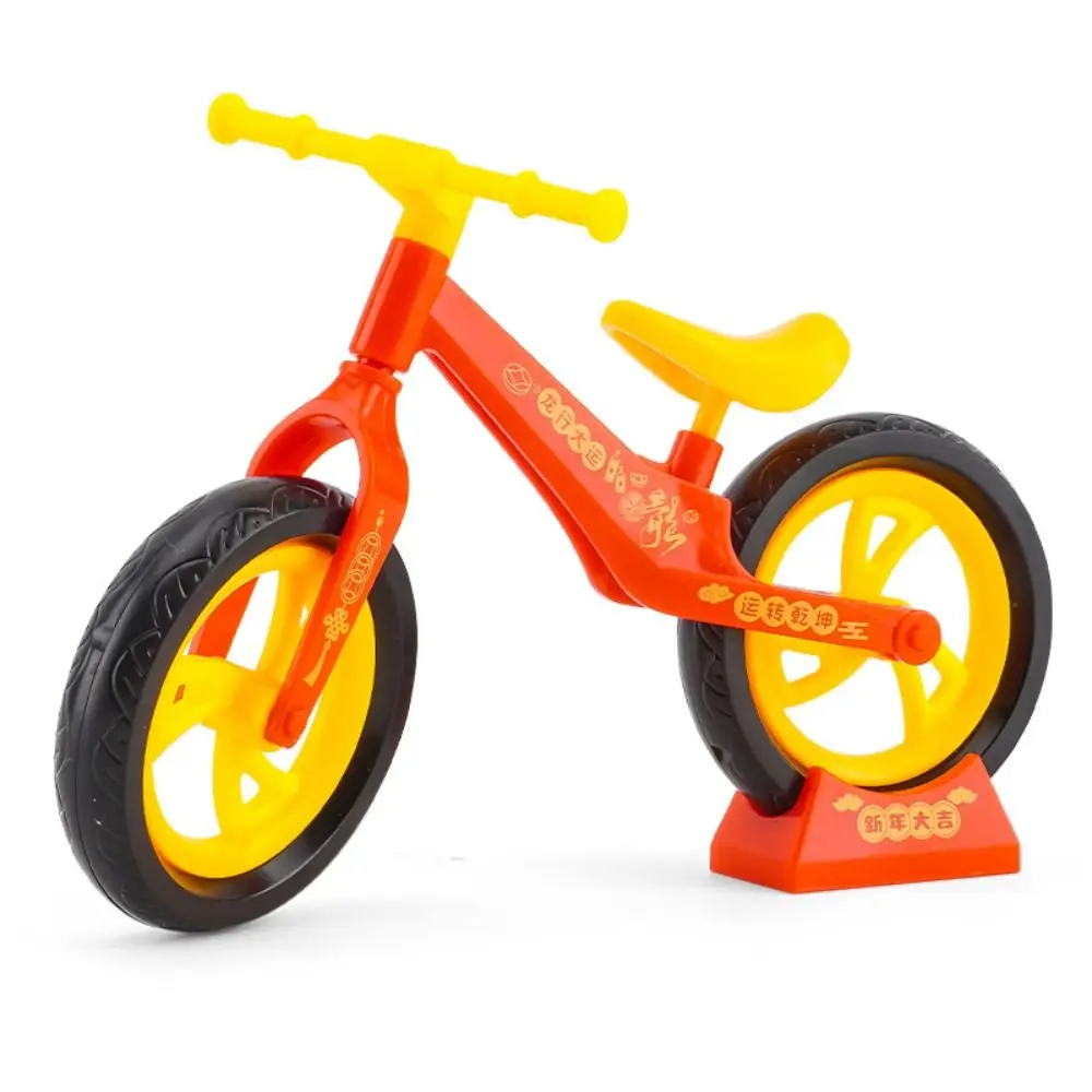 Brinquedos de quebra-cabeça das crianças montado modelo de brinquedo de bicicleta móvel deslizante diy mini bicicleta brinquedos de plástico artesanal educação equilíbrio carro brinquedo