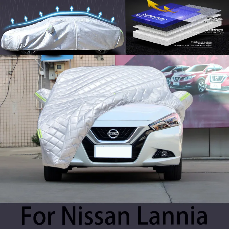 

For nissan lannia Hail prevention cover auto rain protection, scratch protection, paint peeling protection, car clothing