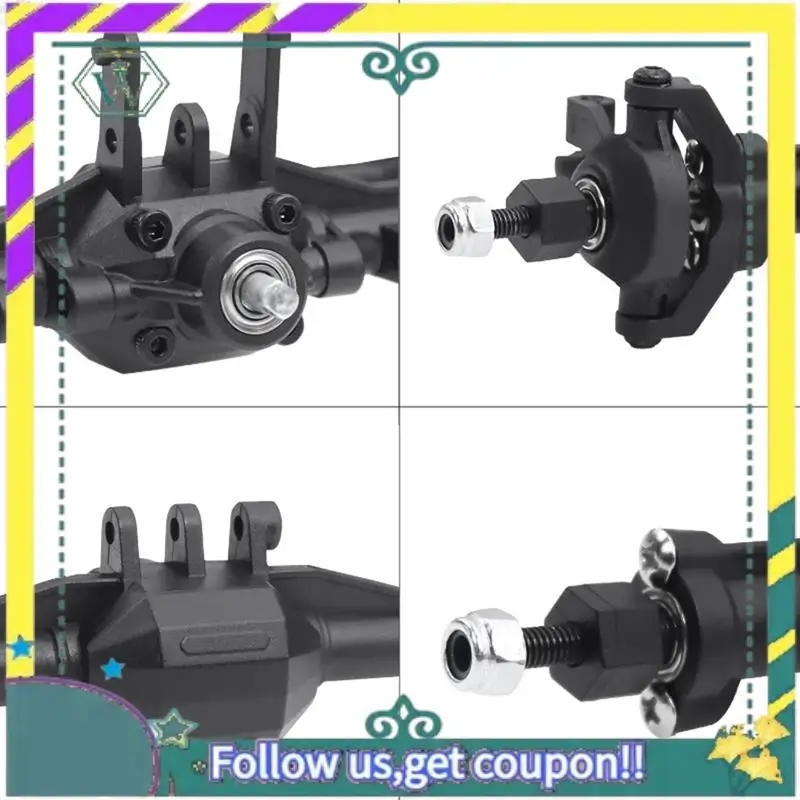 

(New) Straight Complete Axle Set For 1/18 Traxxas Trx-4M RC Crawler Replacement Accessories Upgrade Parts