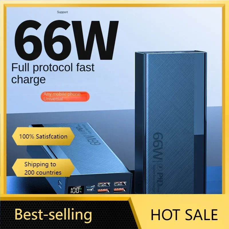 

20000mAh large capacity fast charging mobile power supply 66W 30000Portable power bank fast charging Mobile Phones