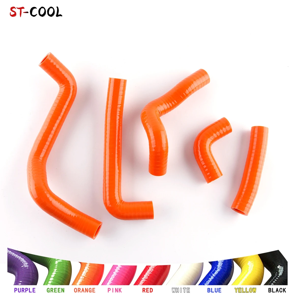 

For Kawasaki KDX220 KDX200 1995-2006 KDX 220 200 Radiator Silicone Hoses Kit Tubes Piping 1996 1997 98 99 00 01 02 03 04 05 5Pcs