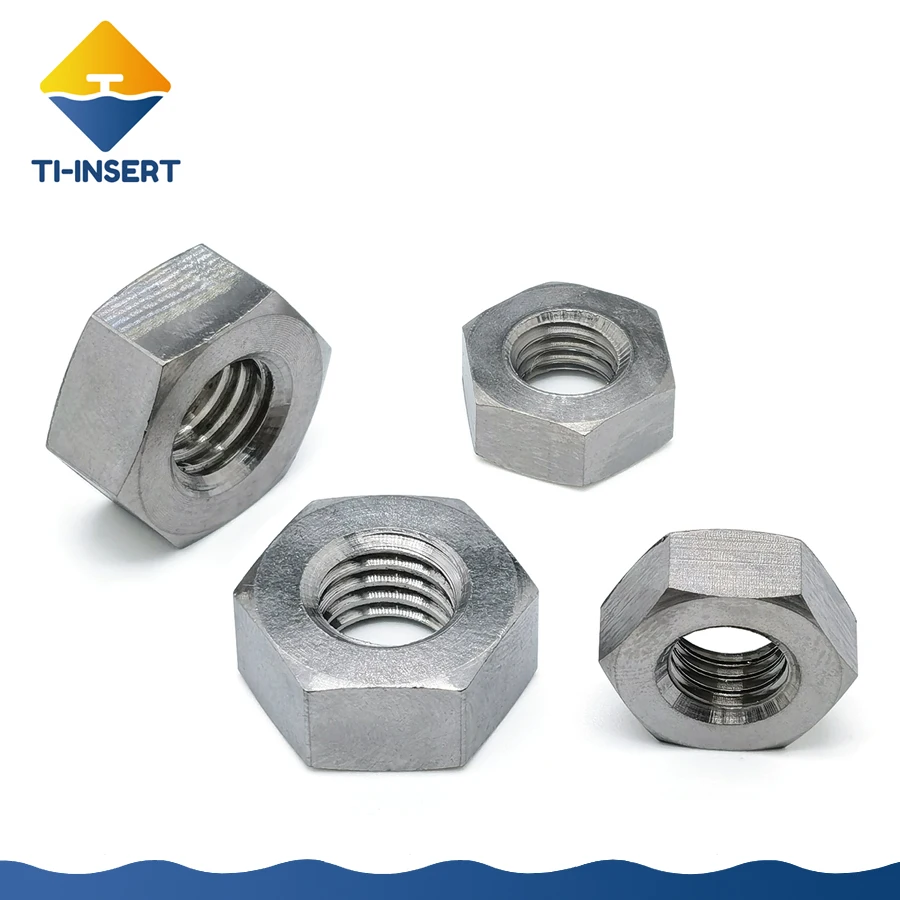 

TC4 Titanium Hexagon Nut Titanium Fasteners ,E016