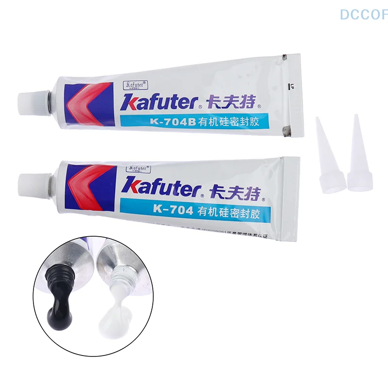 

45g Silicone Industrial Adhesive K-704 704B RTV Silicone Rubber White balck Glue