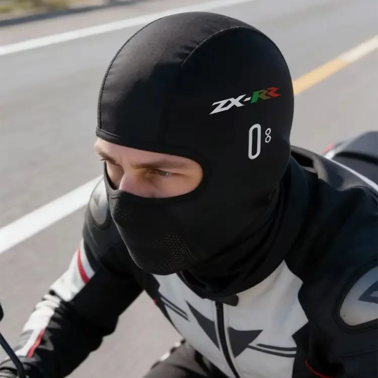 For Kawasaki Ninja ZX RR ZXR750 ZXR400 ZX25R Motorcycle Balaclava Summer UV Protection Glasses Face Breathable Hole Winter Warm