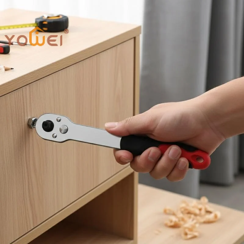 Latest 1/4inch Ratchet Wrench Reversible Ratchet Quick Releases 1/4 Ratchet Handle For Home Improvement Auto Repair