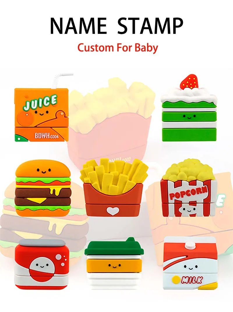 

Custom-Made Stamp Baby Boys Girls DIY Toys For Children Customized Sticker Name Seal Student Clothes Chapter No Fade Security 06