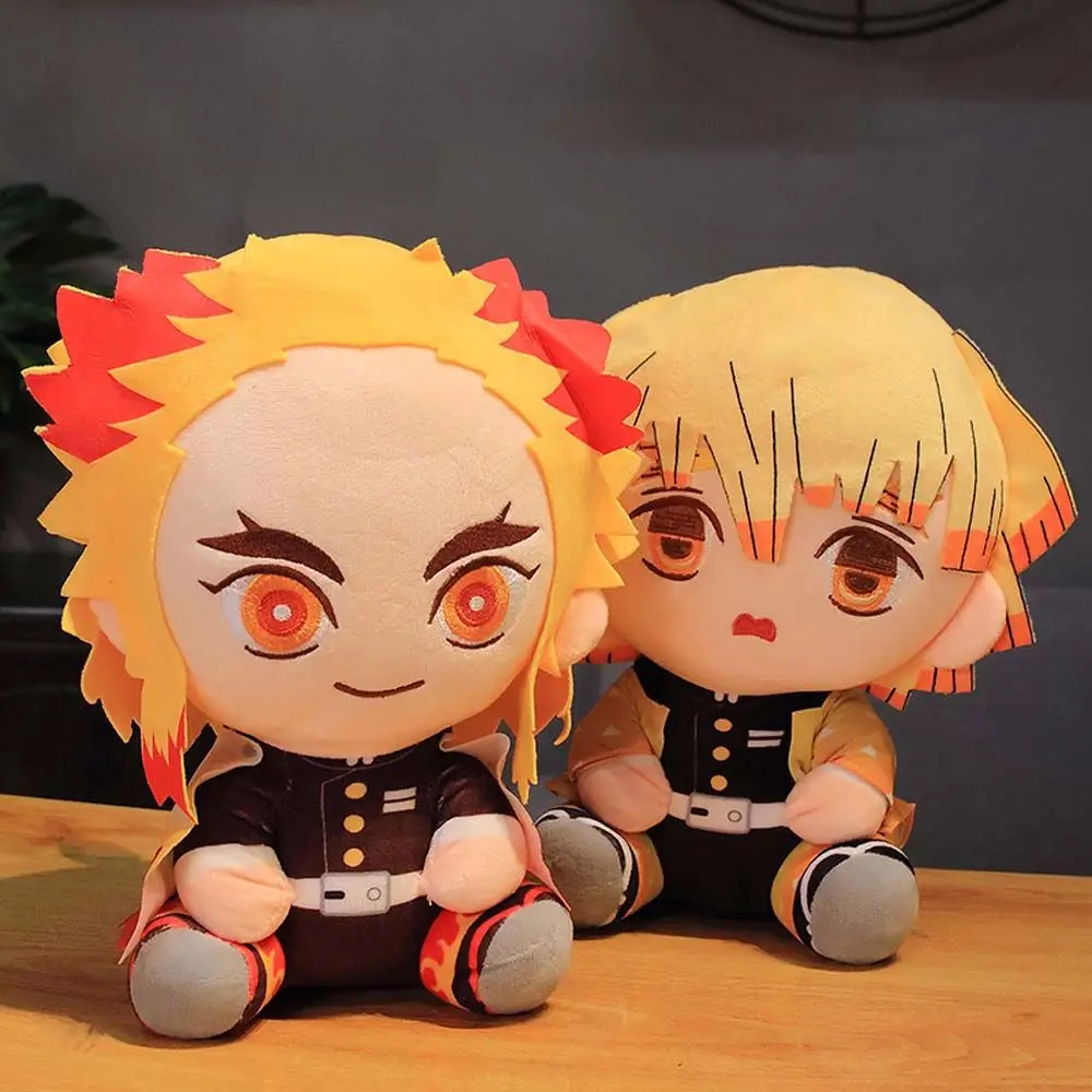 

20cm Demon Slayer Plush Dolls Cute Anime Figures Kimetsu No Yaiba Kamado Tanjirou Nezuko Zenitsu Kyoujurou Stuffed Toys Gifts