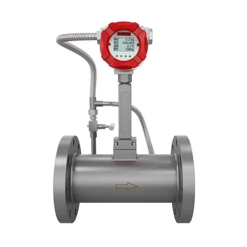 

Lugb Intelligent Vortex Flowmeter Manufacturer Gas Compressed Air High Temperature Resistant Heat Conduction Oil Steam Flowmeter