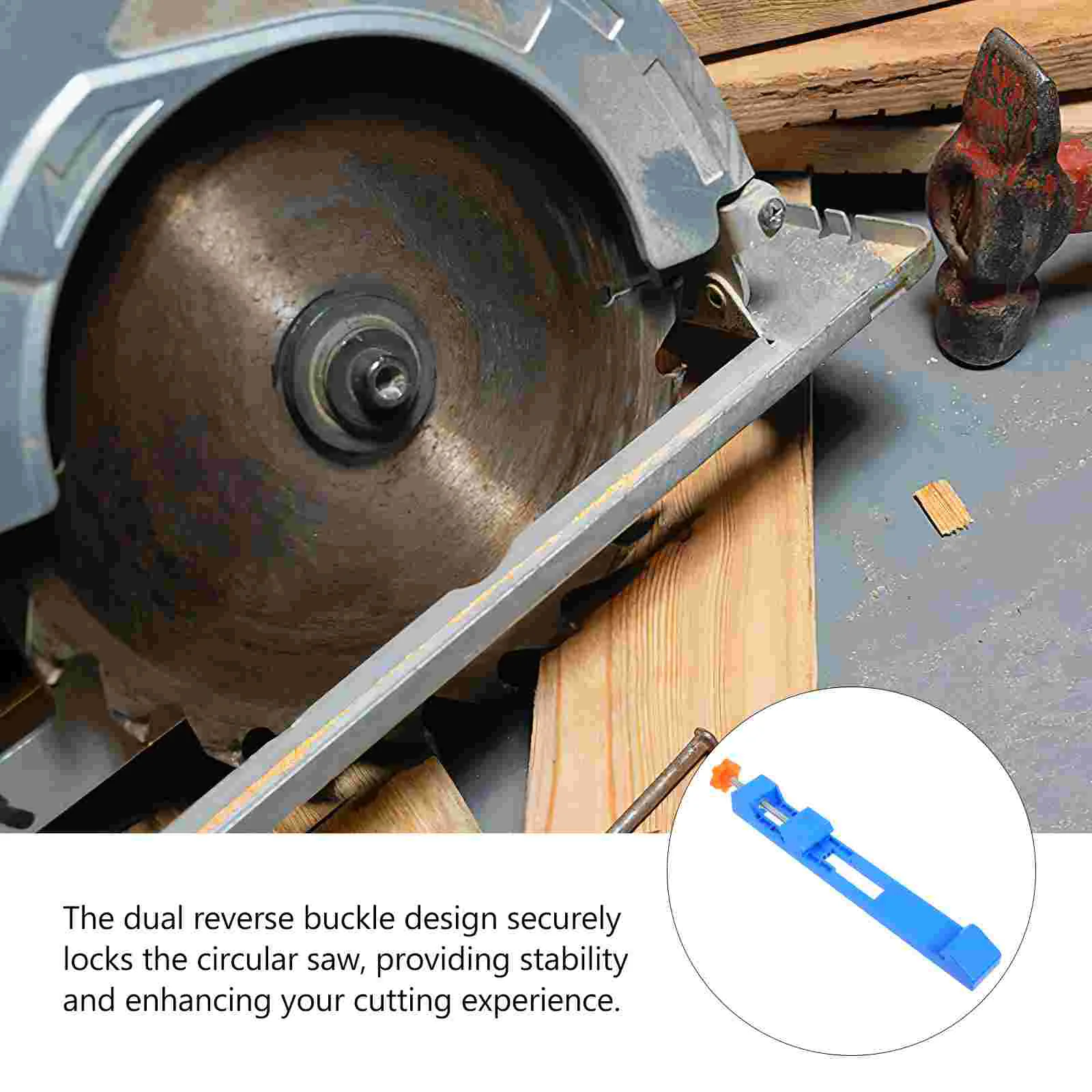 Adjustable Cutting Machine Base Guide Rail for Circular Saw Portable Precision Tool Stable Anti Installation