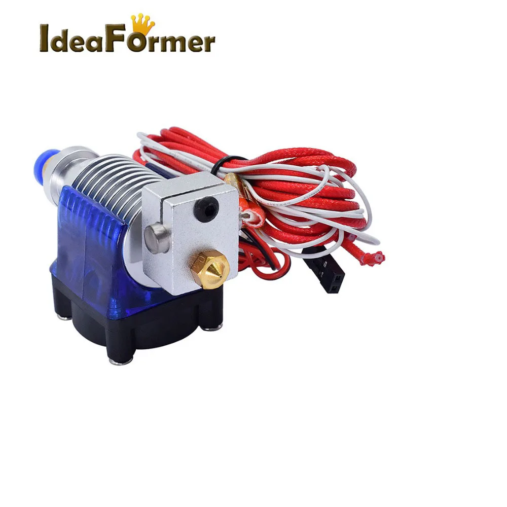 V6 J-Head 12V 24V Voll-Metall Hotend Wade oder Bowden 1,75/3,0mm Filamentdüse Kühlventilator Halterung Block Thermistoren Kühlkörper-Kit – Detail 8