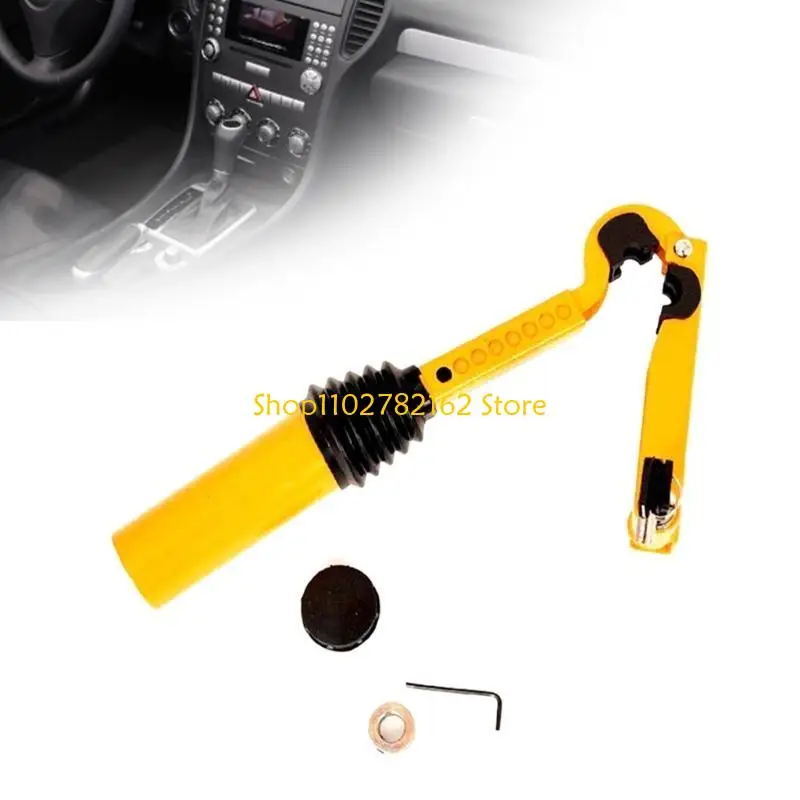 

547B Universal Car Handbrake Shifts Lock Anti Theft Solution Compact Car Security Lock Simple Operate for Car SUVs & Trailers