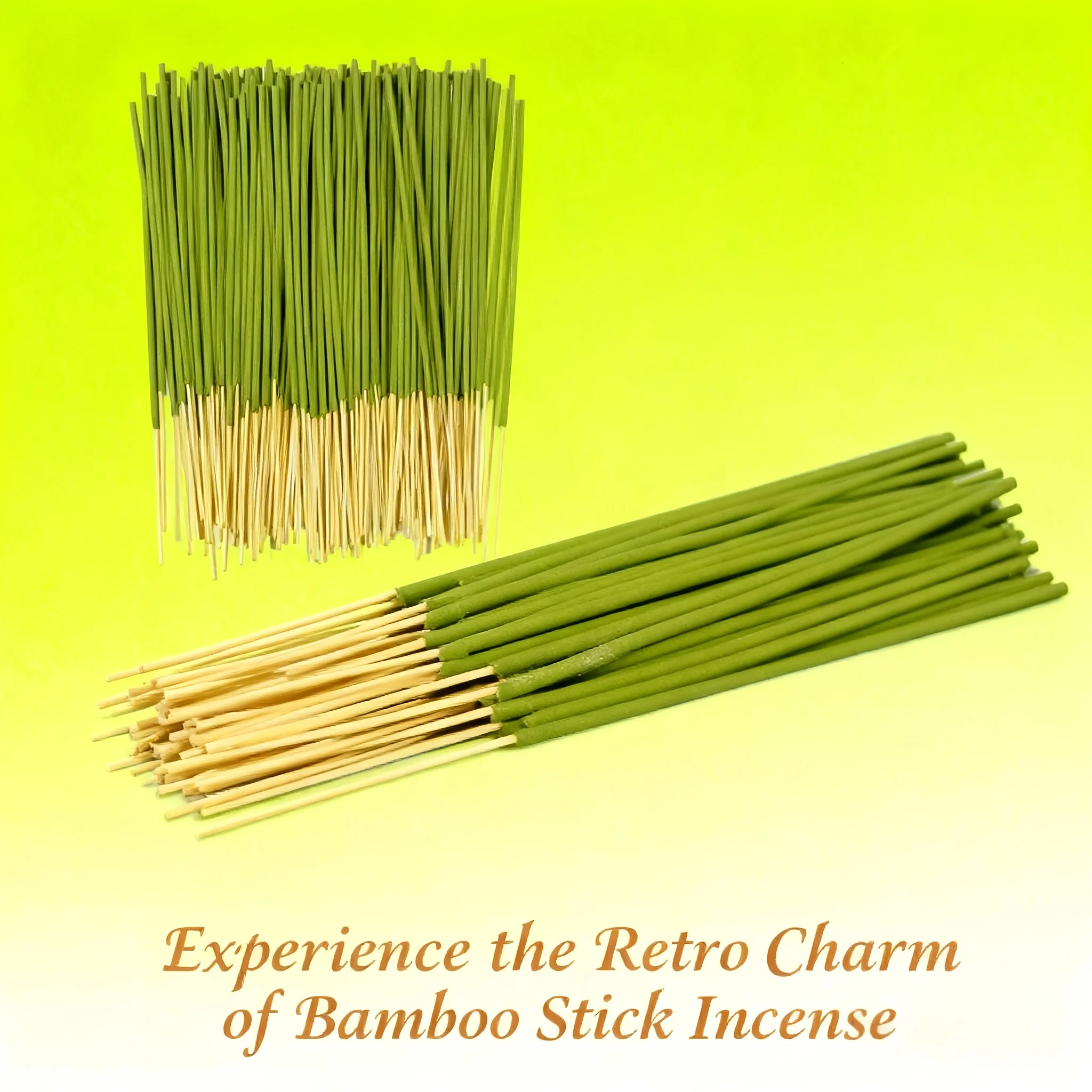 150pcs Lemon Grass Incense Sticks Artificial Wood Summer Scent for Home Camping Yard Pool Outdoor Air Purification Relaxation