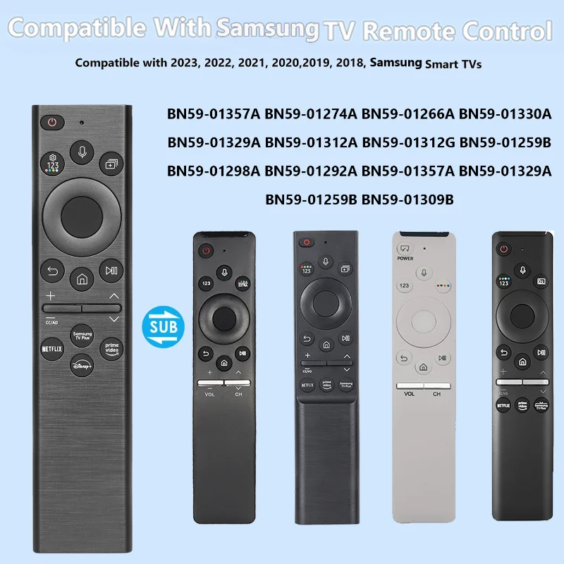 BN59-01385A Voice Remote Control For All Samsung Crystal Neo The Frame QLED UHD HDR FHD 4K 8K TV Series from 2018 to 2022