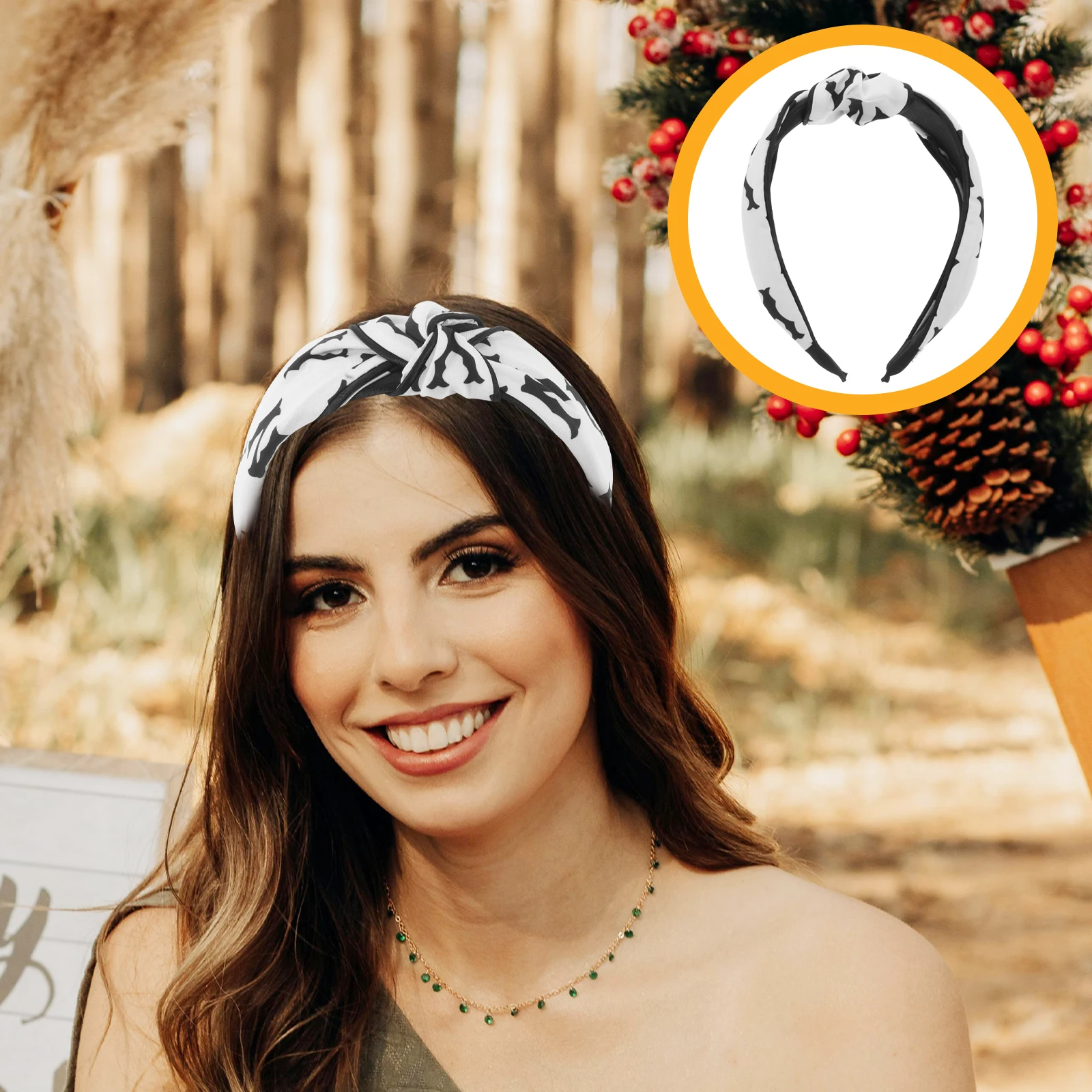 

2pcs Wide Knotted Headband For Women Top Knot Hair Bands Skin-Friendly Spa Headband Face Washing Makeup Yoga Hair Accessories