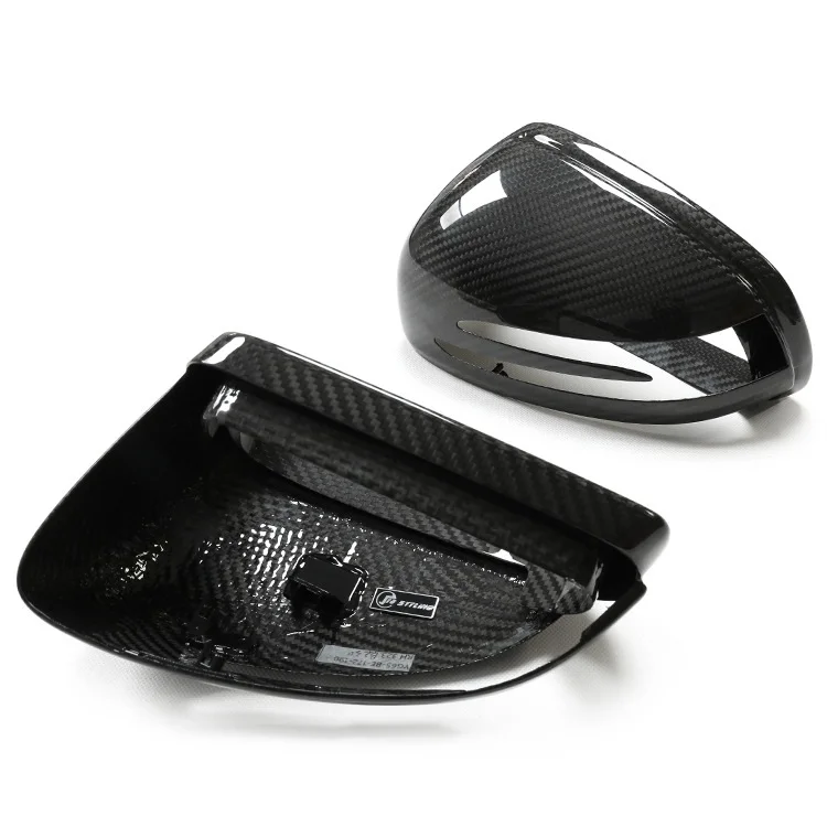 

Dry Carbon Fiber Rearview Mirror Shell SLK SLC SLS C190 R172 Rearview Mirror Cover for Mercedes-Benz AMG GT C190 R172