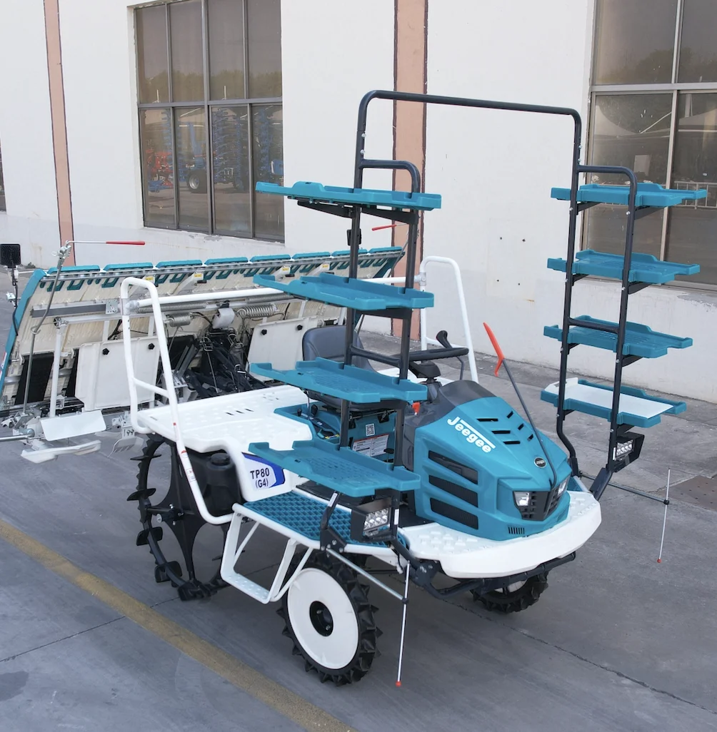【Hot】High-speed Plant Machine Paddy Planting Six Wheel  Rice Transplanter Seeder