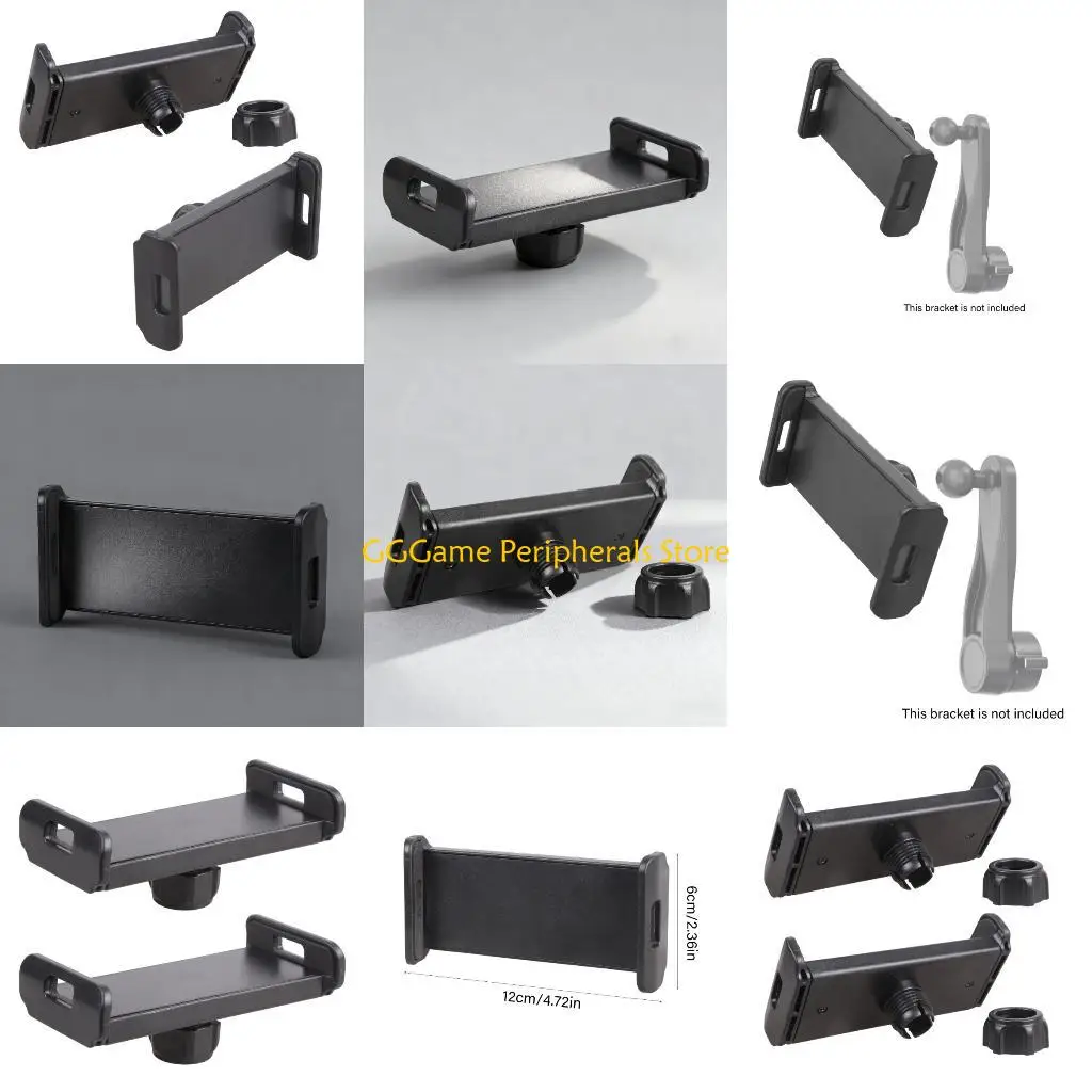 

U55B 2PCS 17mm Ball Joint Base Adapters for Replacement Tablets Holders Adjustable Width Compatible 4-9.7Inch Screens